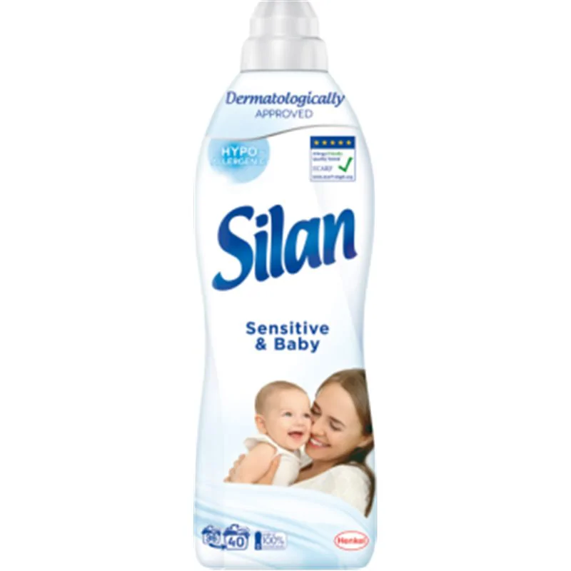 Silan Sensitive & Baby Płyn do płukania tkanin 880 ml (40 prań)