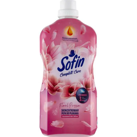 Sofin Complete Care & Freshness Floral Passion Skoncentrowany płyn do płukania 1,8 l (72 prania)