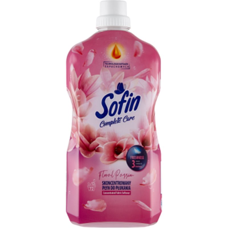 Sofin Complete Care & Freshness Floral Passion Skoncentrowany płyn do płukania 1,8 l (72 prania)