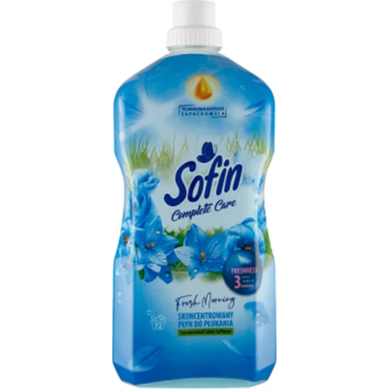 Sofin Complete Care & Freshness Fresh Morring Skoncentrowany płyn do płukania 1,8 l (72 prania)