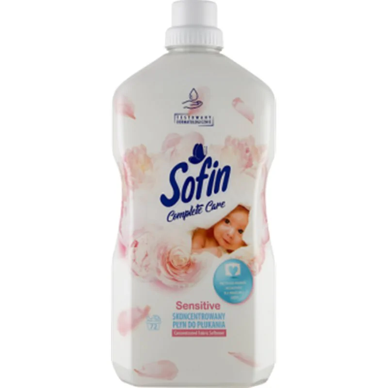 Sofin Complete Care Sensitive Skoncentrowany płyn do płukania 1,8 l (72 prania)