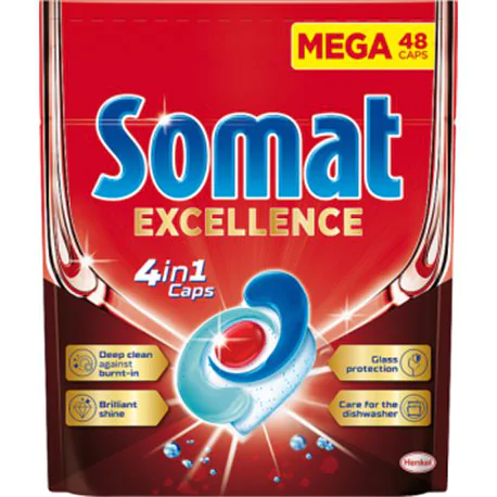 Somat Excellence Kapsułki do zmywarki 830,4 g (48 sztuk)