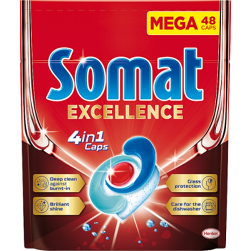 Somat Excellence Kapsułki do zmywarki 830,4 g (48 sztuk)