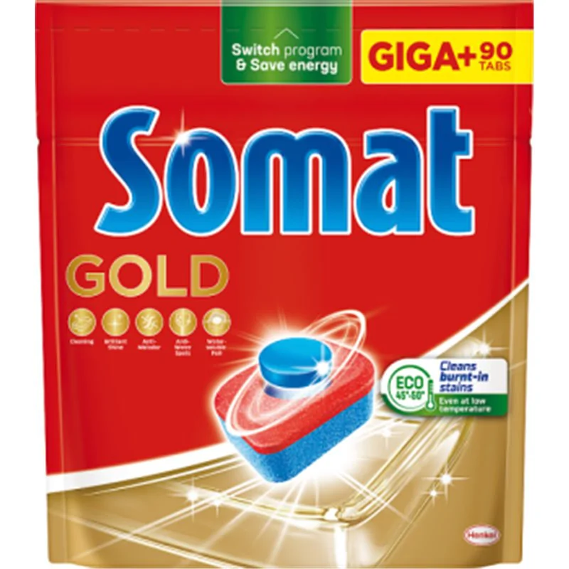 Somat Gold Tabletki do zmywarki 1674 g (90 x 18,6 g)