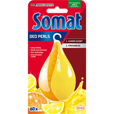 Somat Odświeżacz do zmywarki Deo Duo-Perls cytryna-pomarańcza 17g