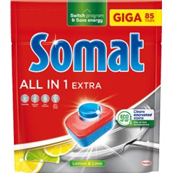 Somat tabletki do zmywarki All in One Extra 85szt