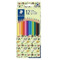 Staedtler kredki sześciokątne, pattern mix, 12 kol