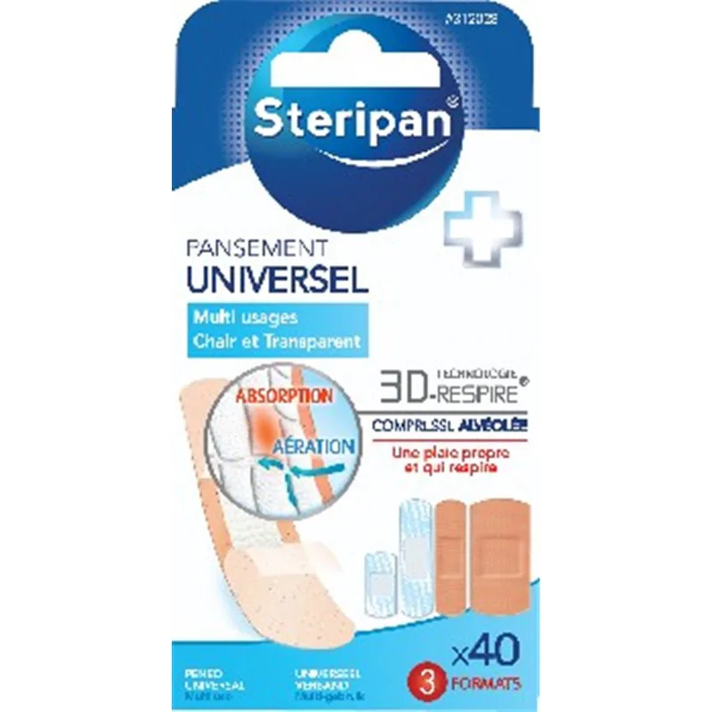 Steripan plastry uniwersalne wodoodporne 40 sztuk 312028