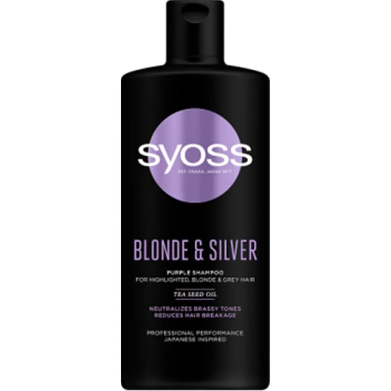 Syoss Blonde & Silver Szampon 440 ml