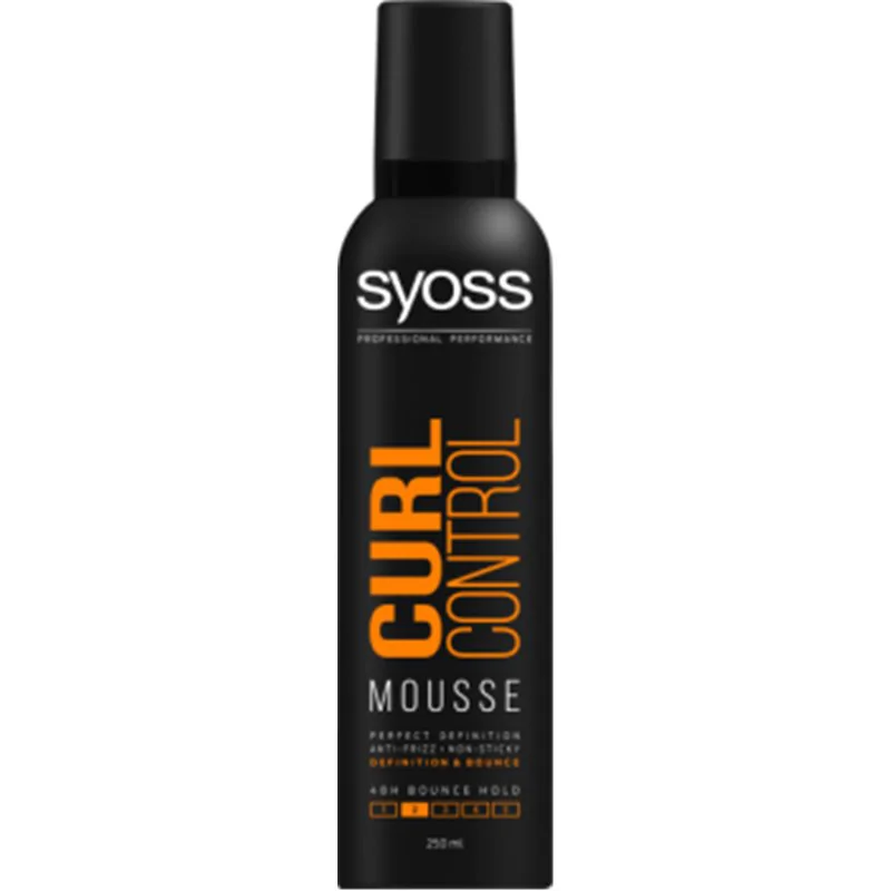 Syoss Curl Control Pianka do włosów kręconych zapobiegająca puszeniu mocna 250 ml