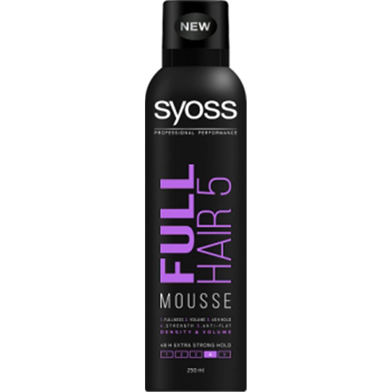 Syoss Full Hair 5 Pianka do włosów zwiększająca objętość ekstramocna 250 ml