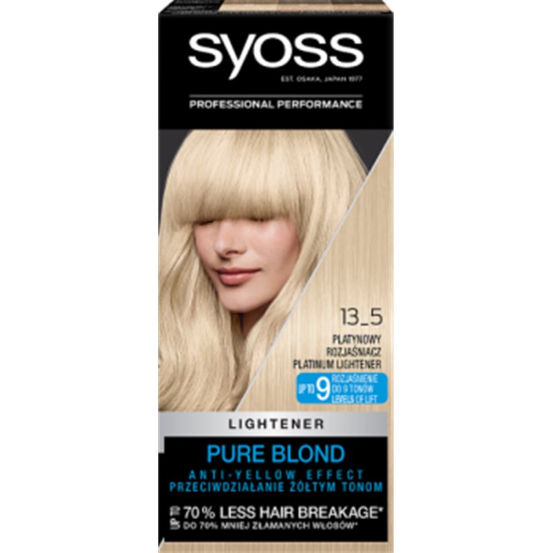 Syoss Lighteners Platynowy rozjaśniacz do włosów 13-5