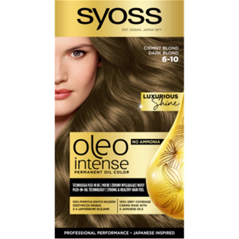 Syoss Oleo Intense Farba do włosów Ciemny Blond 6-10