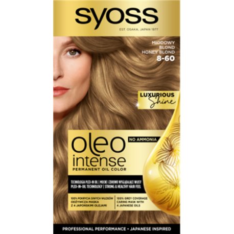 Syoss Oleo Intense Farba do włosów Miodowy Blond 8-60
