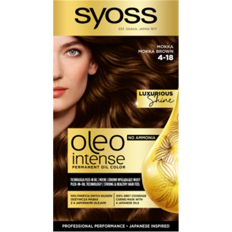 Syoss Oleo Intense Farba do włosów Mokka 4-18