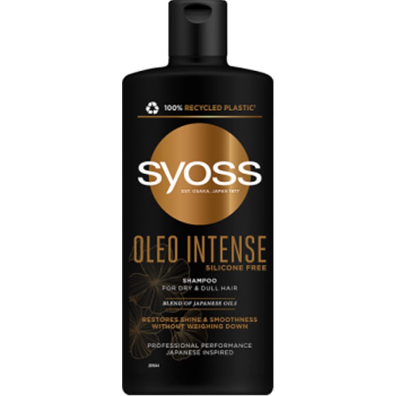 Syoss Oleo Intense Szampon do włosów suchych lub matowych 440 ml