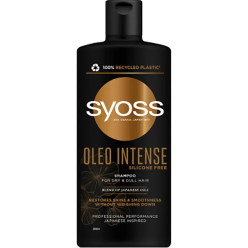 Syoss Oleo Intense Szampon do włosów suchych lub matowych 440 ml