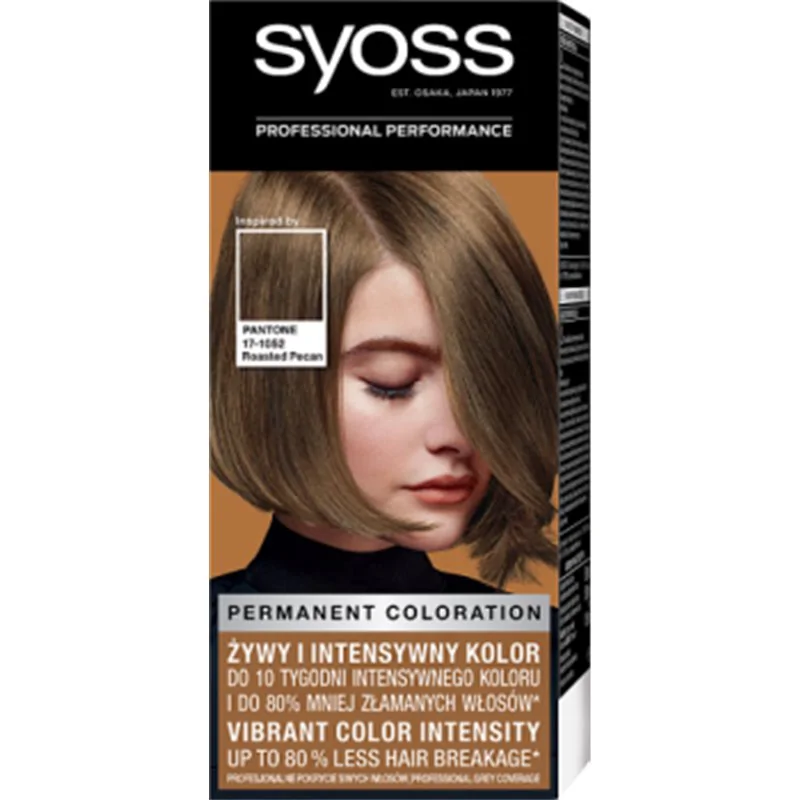 Syoss Permanent Coloration Pantone Farba do włosów trwale koloryzująca 6-66 prażony orzech