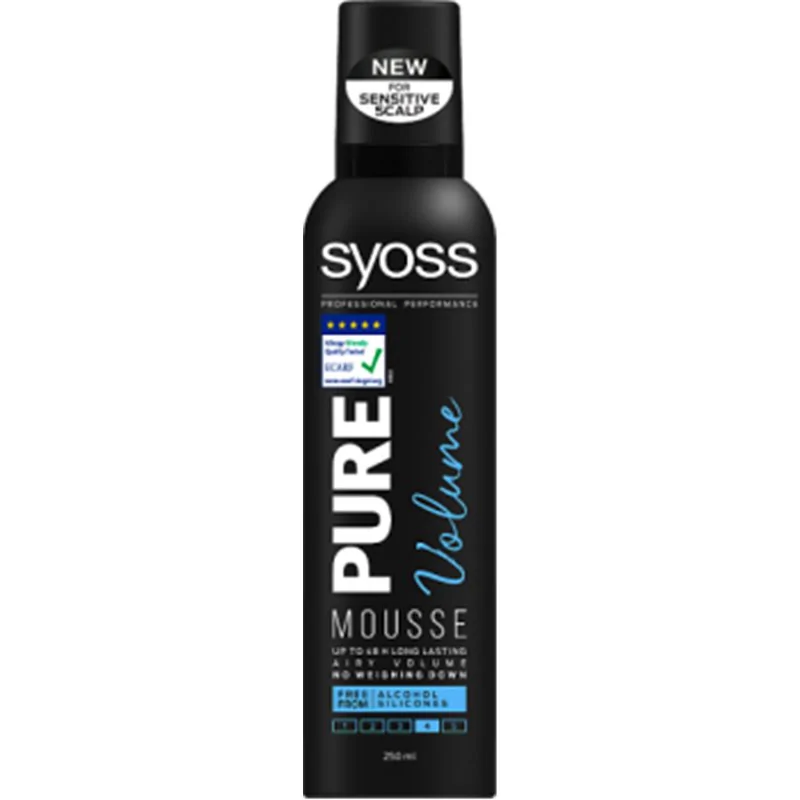 Syoss Pure Volume Pianka do włosów w sprayu 250 ml