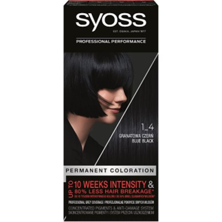 Syoss SalonPlex Farba do włosów Granatowa czerń 1-4