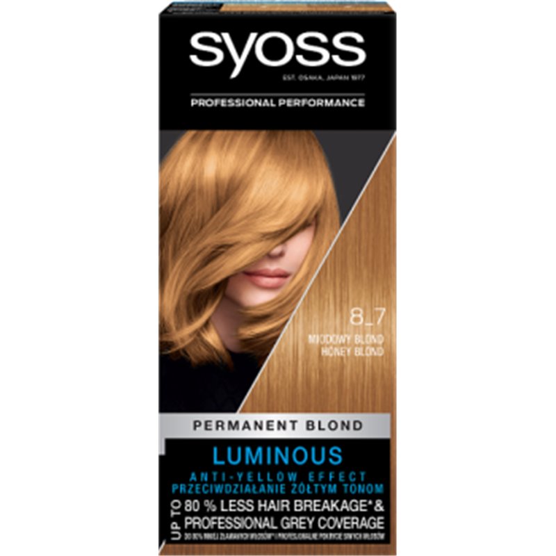 Syoss SalonPlex Farba do włosów Miodowy Blond 8-7