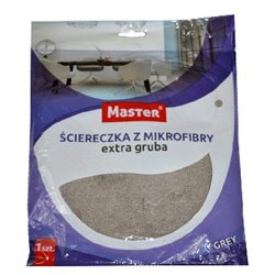 Ścierka Master mikrofibra extra gruba grey a1 40 x 40 s046