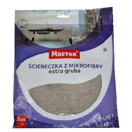 Ścierka Master mikrofibra extra gruba grey a1 40 x 40 s046