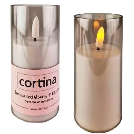Świeca Led Cortina w tubie 12,5cm x 5cm