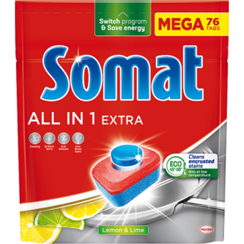 Tabletki do zmywarek Somat All in 1 Extra kapsułki 76 szt