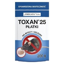 Toxan płatki trutka na myszy i szczury 150g