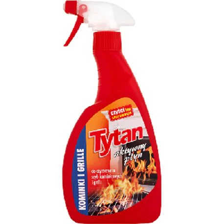 Tytan płyn do czyszczenia szyb kominkowych i grilli spray 500g
