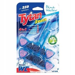 Tytan WC zawieszka czterofunkcyjna barwiąca wodę Blue Water 2x40 g