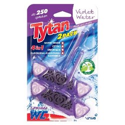 Tytan WC zawieszka czterofunkcyjna barwiąca wodę Violet Water 2x40 g