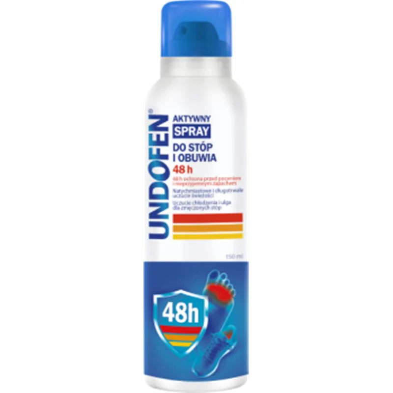 Undofen Aktywny spray do stóp i obuwia 48 h 150 ml