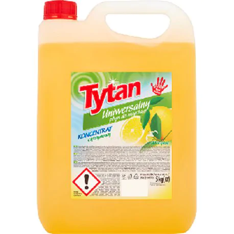 Uniwersalny płyn do mycia cytrynowy Tytan koncentrat 5kg