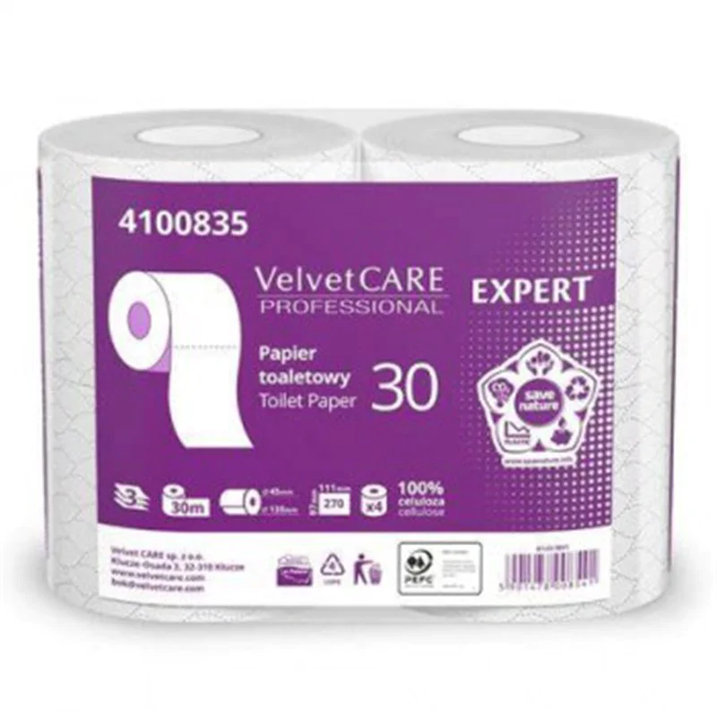 Velvet Professional Papier toaletowy Biały 30 Expert 4szt.