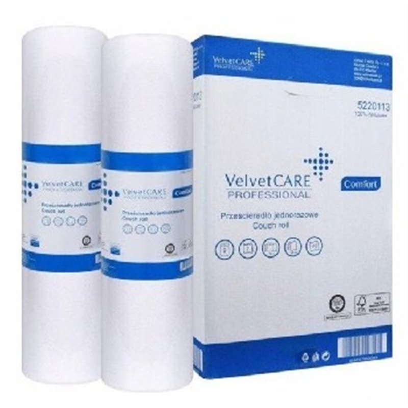 Velvet Professional prześcieradło jednorazowe Comfort Celuloza 6szt. 60CM x 80M 2W
