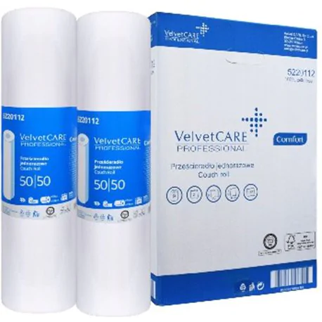 Velvet Professional prześcieradło jednorazowe Comfort Celuloza 9szt. 50CM x 50M 2W