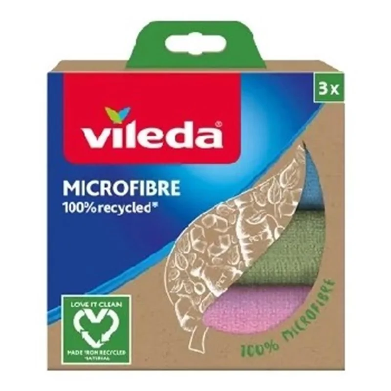 Vileda ściereczka mikrofibra 100% Recycled 3szt