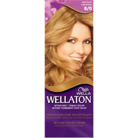 Wella Wellaton Krem intensywnie koloryzujący jasny blond 8/0