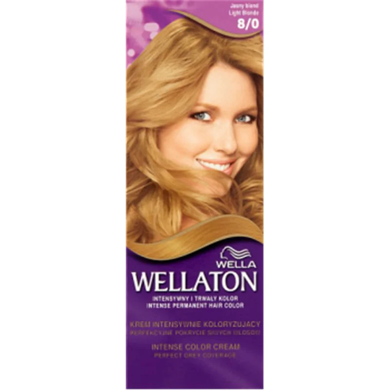 Wella Wellaton Krem intensywnie koloryzujący jasny blond 8/0