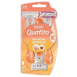 Wilkinson Quattro for Women Smooth jednorazowe maszynki do golenia 3szt