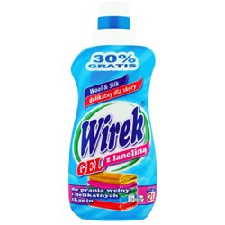 Wirek żel do prania z lanoliną 1L