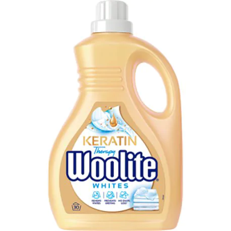 Woolite Keratin Therapy Płyn do prania do bieli i jasnych kolorów 1,8 l (30 prań)