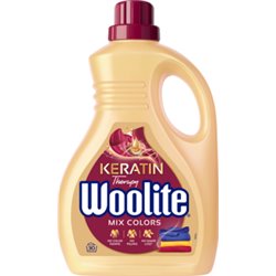 Woolite Płyn do prania tkanin do kolorów z keratyną 1,8 l (30 prań)