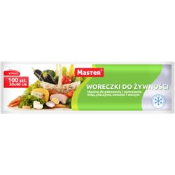 Woreczki do żywności 30*40 a'100 rolka Master S012