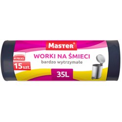 Worki na odpady Master LD 35l a'15 czar. S020