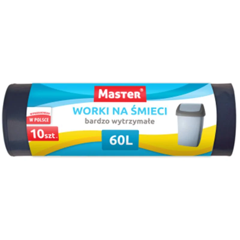 Worki na odpady Master LD 60l a'10 czar. S021