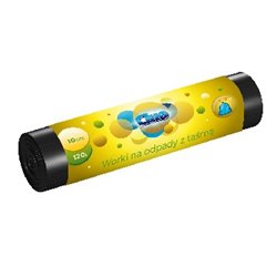 Worki na śmieci Cluo LDPE 240l 10 szt czarne