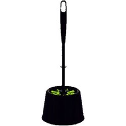 York szczotka do WC zestaw mini czarny 6403